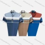 Wholesale Men's Casual Colorblock Striped Patch Pocket Short Sleeve Polo Shirt 892# preview