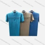 Wholesale Men's Casual Plain Greek Key Logo Striped Short Sleeve Polo Shirt P17# preview