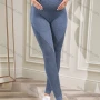 Wholesale Women's Sporty Splicing Colorblock High Waist Stretchy Maternity Yoga Pants GB-1107# preview