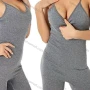 Wholesale Women's Athletic Plain Spaghetti Strap Stretchy Cami Yoga Romper GJ-8802# preview