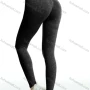 Wholesale Women's Sporty Plain Splicing Ruched High Waist Stretchy Butt Lifting Yoga Pants GP-5200# preview
