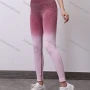 Wholesale Women's Sporty Gradient Ribbed High Waist Stretchy Butt Lifting Yoga Pants GP-5309# preview