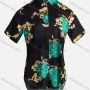 Wholesale Women's Vintage Short Sleeve Floral Pattern Button Down Shirt 23061# preview