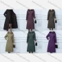 Wholesale Women's Casual Thermal Mid Length Hooded Pockets Puffer Coat 9101# preview
