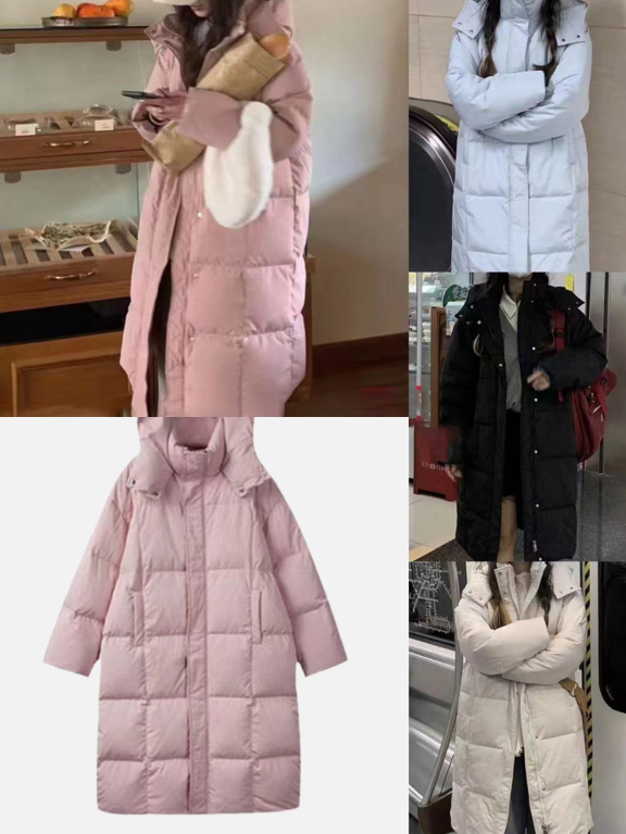 Women's Casual Hooded Long Sleeve Thermal Pockets Puffer Coat C6906#, Clothing Wholesale Market -LIUHUA, All Categories