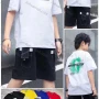 Wholesale Boy's Casual Letter Print 100% Cotton Round Neck Short Sleeve Tee preview