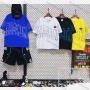 Wholesale Boy's Casual Letter Print 100% Cotton Round Neck Short Sleeve Tee preview