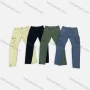 Wholesale Men's Casual Plain Multiple Pockets Elastic Waist Cargo Pants 9328# preview