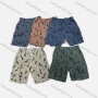 Wholesale Men's Casual Plain Multiple Pockets Elastic Waist Cargo Shorts 29201# preview