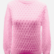Women's Casual Crew Neck Long Sleeve Plain Knit Sweater 60460# 524# Clothing Wholesale Market -LIUHUA