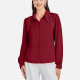 Women's Plain Peter Pan Collar Rhinestones Long Sleeve Shirt LL-3303# A53# Clothing Wholesale Market -LIUHUA
