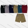 Wholesale Men's Casual Washed Plain Drawstring Multiple Pockets Shorts 8577# preview