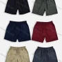 Wholesale Men's Casual Washed Allover Print Drawstring Side Pockets Shorts 8878# preview