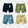 Wholesale Men's Casual Plain Multiple Flap Pockets Shorts 1883# preview