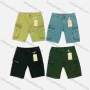 Wholesale Men's Casual Plain Zip Decor Multiple Pockets Shorts 9380# preview