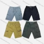 Wholesale Men's Casual Plain Drawstring Multiple Pockets Shorts 9385# preview