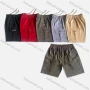 Wholesale Men's Casual Plain Drawstring Elastic Waist Multiple Pockets Shorts 9981# preview