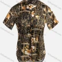 Wholesale Women's Vintage Short Sleeve Leopard Floral Pattern Collared Button Down Shirt 23062# preview