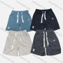 Wholesale Men's Casual Plain Drawstring Elastic Waist Patch Pocket Shorts 71008# preview