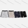 Wholesale Men's Casual Plain Letter Contrast Drawstring Elastic Waist Side Pocket Shorts 71010# preview