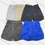 Wholesale Men's Casual Plain Drawstring Elastic Waist Patch Pocket Shorts 71201# preview