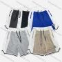 Wholesale Men's Casual Plain Contrast Drawstring Elastic Waist Side Pocket Shorts 71401# preview