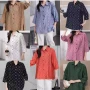 Wholesale Women's Casual Collared 3/4 Sleeve Polka Dot Allover Print Shirt 2316#-1 preview