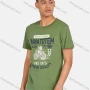 Wholesale Men's Casual 100% Cotton Letter Graphic Short Sleeve Tee 8041# preview