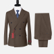 Men's Formal Business Plain Long Sleeve Lapel Double Breasted Blazer Jackets & Pants 2 Piece Suit Sets 18# Clothing Wholesale Market -LIUHUA