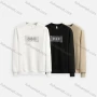 Wholesale Men's Casual Graphic Crew Neck Plain Long Sleeve Sweatshirt HM2324# preview