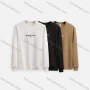 Wholesale Men's Casual Plain Letter Crew Neck Long Sleeve Sweatshirt ZD2319# preview