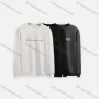 Wholesale Men's Casual Plain Letter Crew Neck Long Sleeve Sweatshirt ZD3402# preview