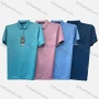Wholesale Men's Casual Plaid Short Sleeve Patch Pocket Polo Shirt 178# preview