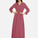 Women's Casual Long Sleeve Zipper Elastic Waist Hooded Plain Maxi Dress 2166-754162# 19# Clothing Wholesale Market -LIUHUA