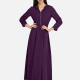 Women's Casual Long Sleeve Zipper Elastic Waist Hooded Plain Maxi Dress 2166-754162# 39# Clothing Wholesale Market -LIUHUA