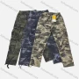 Wholesale Men's Casual Camouflage Multiple Flap Pockets Elastic Waist Cargo Pants 1893# preview