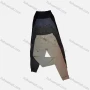 Wholesale Men's Casual Plain Patch Pocket Elastic Waist Drawstring Cargo Pants 2206# preview