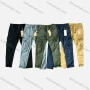 Wholesale Men's Casual Plain Multiple Pockets Drawstring Cargo Pants 8099# preview