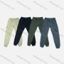 Wholesale Men's Casual Plain Flap Pockets Drawstring Elastic Waist Cargo Pants 9325# preview
