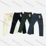 Wholesale Men's Casual Plain Multiple Pockets Elastic Waist Cargo Pants 9362# preview
