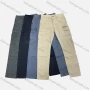 Wholesale Men's Casual Plain Multiple Pockets Zip Decor Cargo Pants 9951# preview