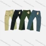 Wholesale Men's Casual Plain Zipper Pockets Cargo Pants 99600# preview