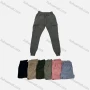 Wholesale Men's Casual Plain Multiple Pockets Drawstring Cargo Pants FC5583# preview