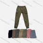 Wholesale Men's Casual Plain Multiple Pockets Elastic Waist Drawstring Cargo Pants FC5609# preview