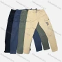 Wholesale Men's Casual Plain Letter Print Multiple Pockets Cargo Pants W90221# preview