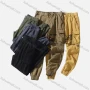 Wholesale Men's Casual Plain Splicing Camouflage Multiple Pockets Cargo Pants W9031# preview