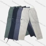 Wholesale Men's Casual Plain Multiple Pockets Cargo Pants W9202# preview