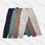 Wholesale Men's Casual Plain Multiple Pockets Drawstring Zip Decor Elastic Waist Cargo Pants W9301# preview