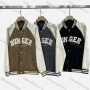Wholesale Men's Casual Baseball Collar Button Down Letter Baseball Jacket 2301# preview