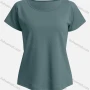Wholesale Women's Sporty Plain Short Sleeve Moisture Wicking Quick Dry Fitness Yoga Top preview